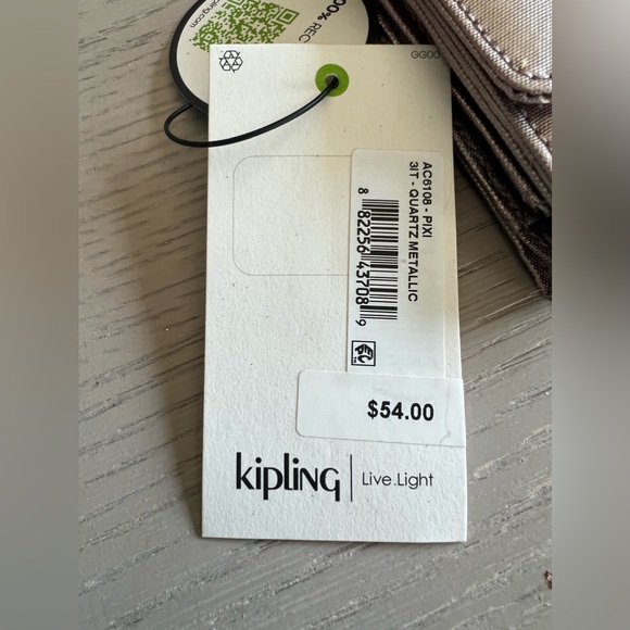 New Kipling Pixie Medium Metallic Organizer Wallet - Picture 2 of 15